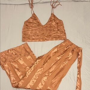 Victoria's Secret Copper Pajama Set